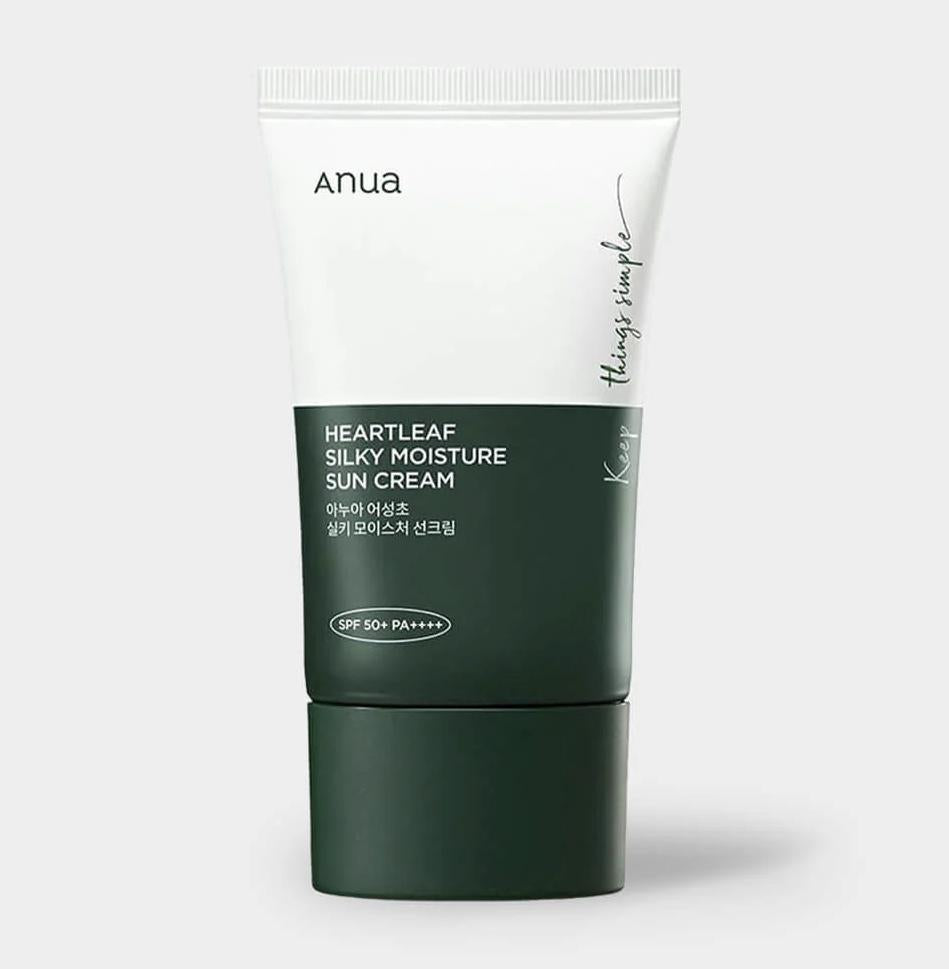 ANUA HEARTLEAF SILKY MOISTURE SUN CREAM