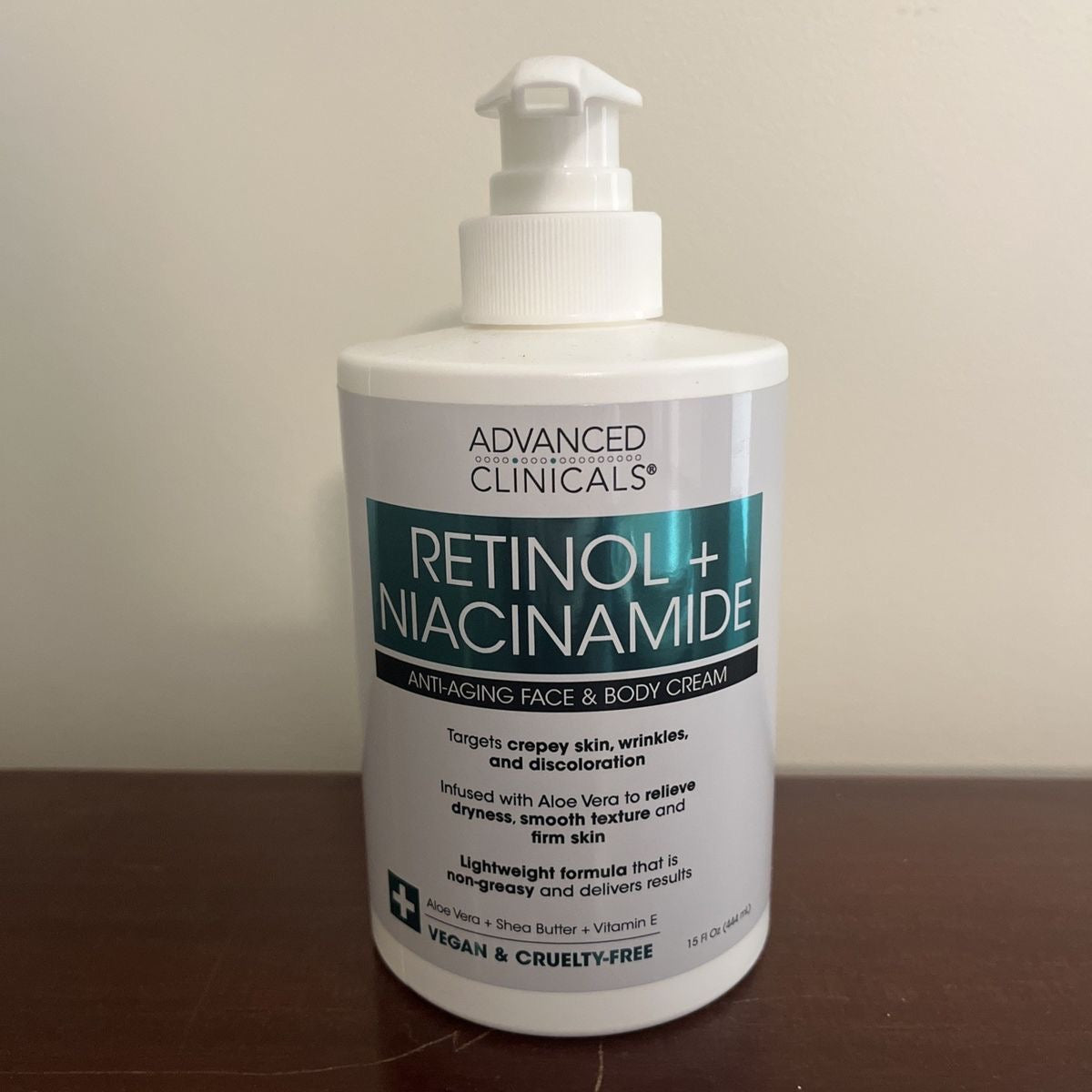 Advanced clinicals retinol and vitamin E body cream