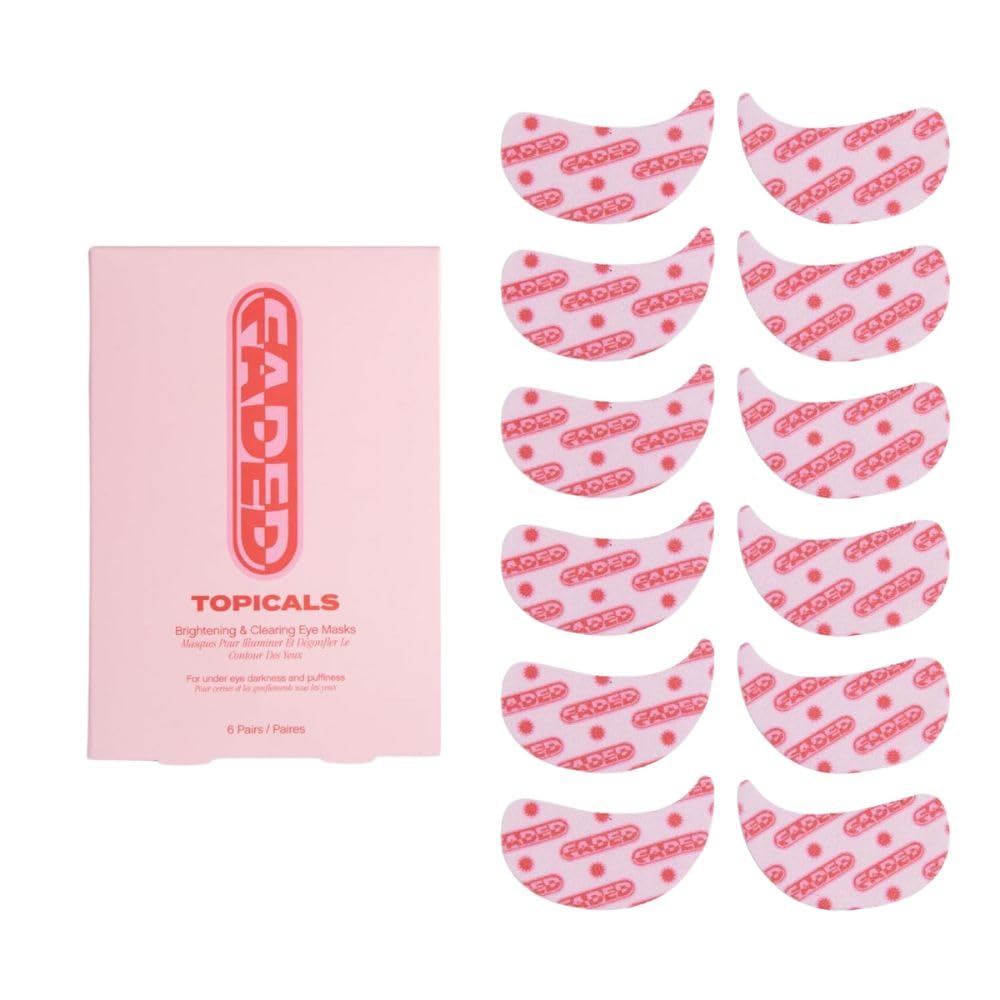 FADED TOPICALS BRIGHTENING EYE MASKS