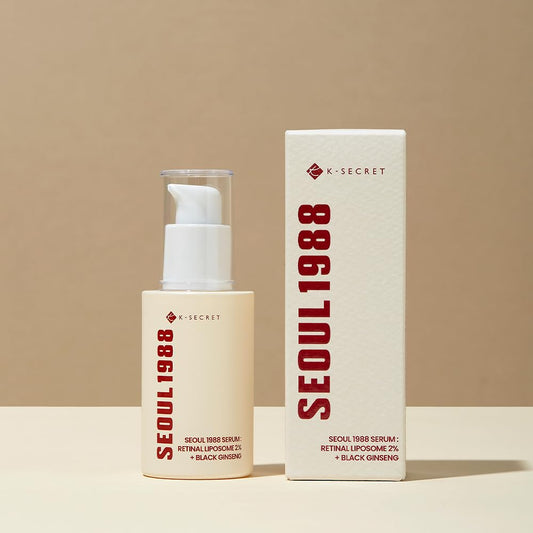 K-SECRET SEOUL 1988 RETINOL LIPOSOME 2% + BLACK GINSENG SERUM