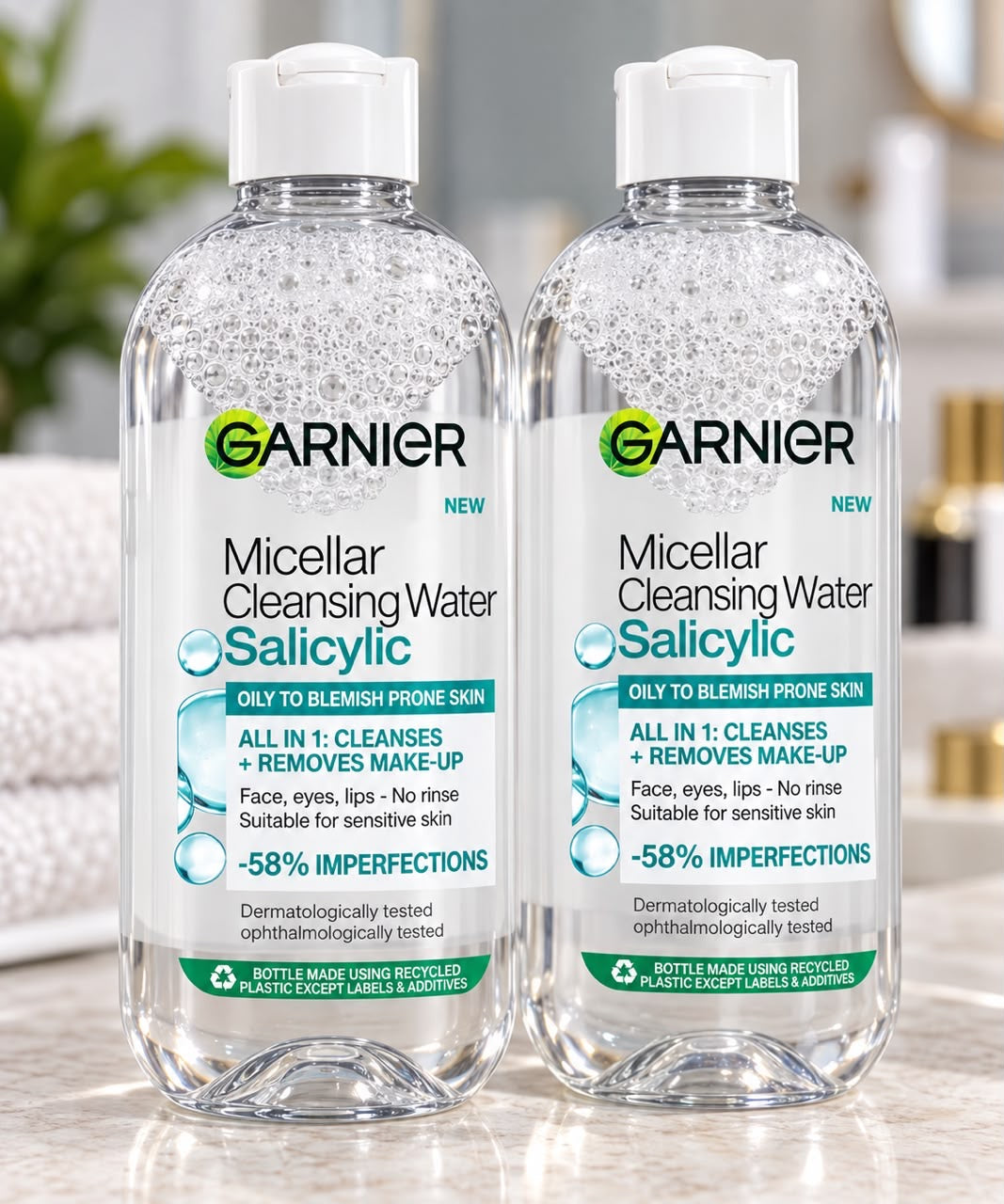 GARNIER MICELLAR CLEANSING WATER WITH SALICYLIC