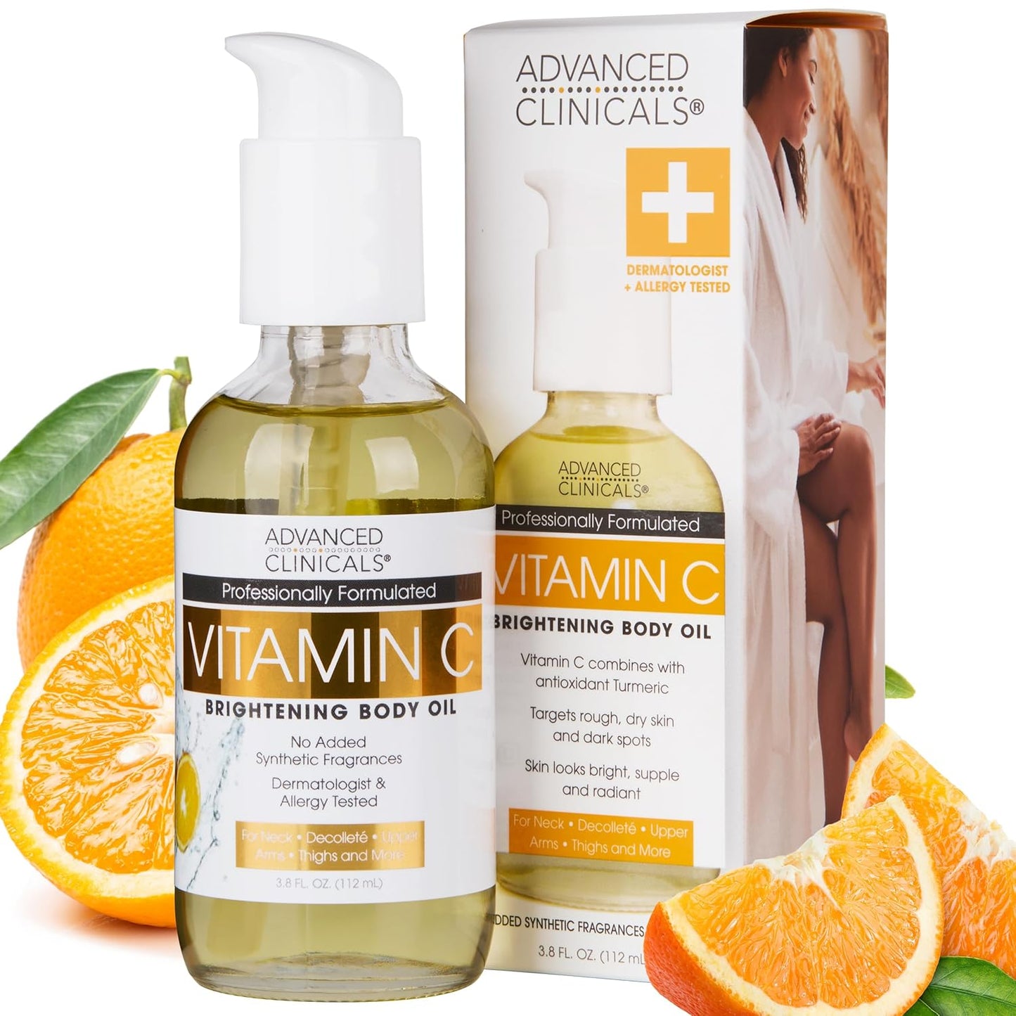 ADVANCED CLINICALS VITAMIN C BRIGHTENING BODY OIL