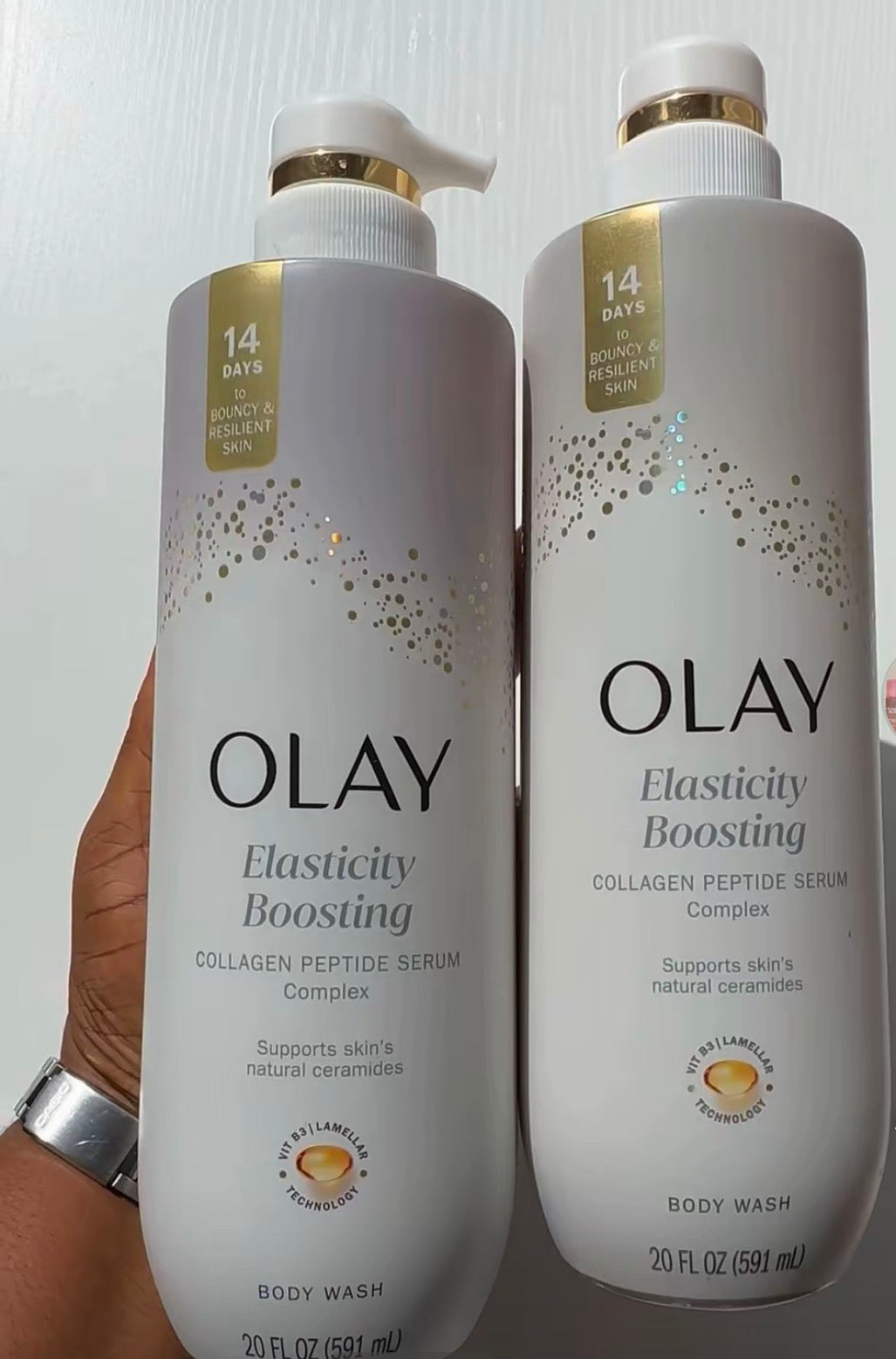 Olay collagen peptide body wash