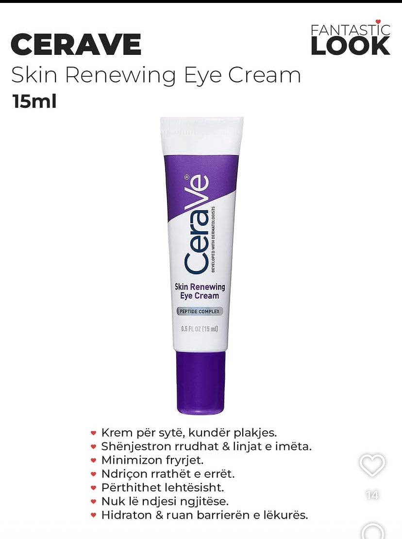 CERAVE SKIN RENEWING EYE CREAM