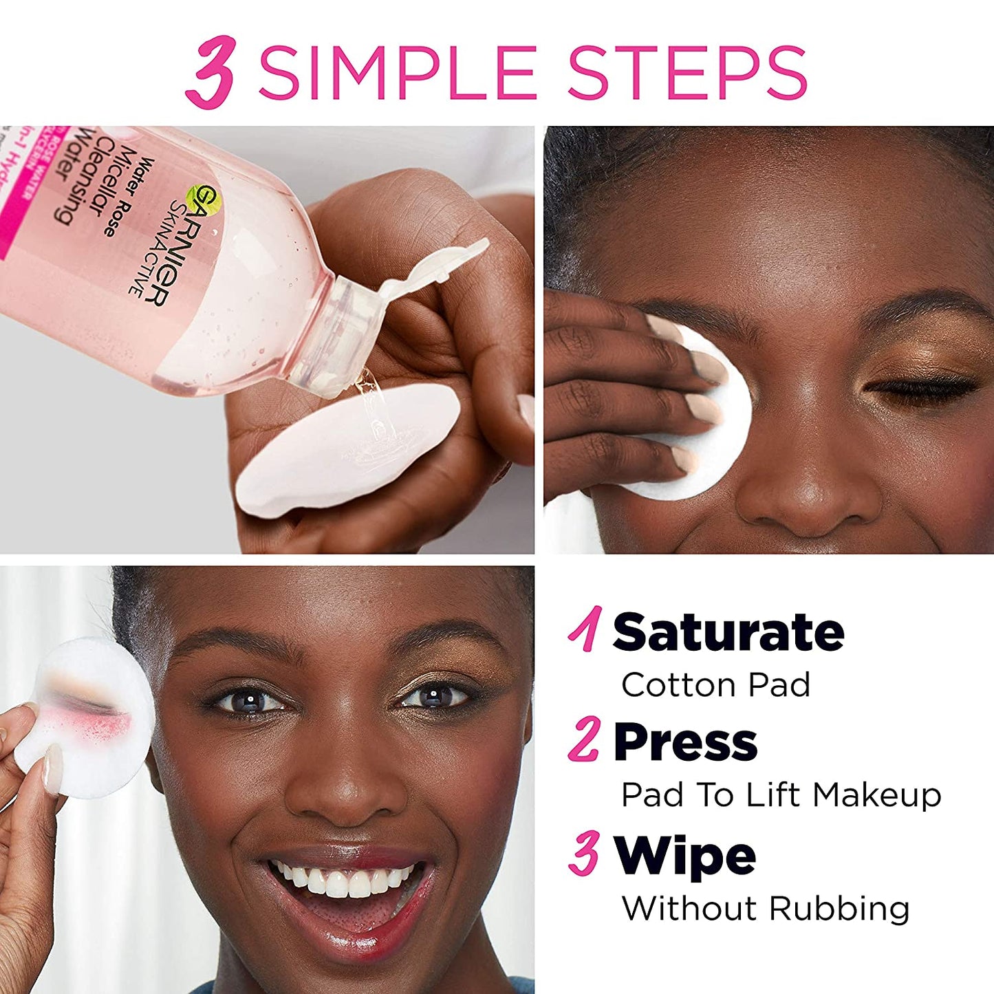 GARNIER SKINACTIVE MICELLAR CLEANSING WATER WITH ROSE WATER ALL IN 1
