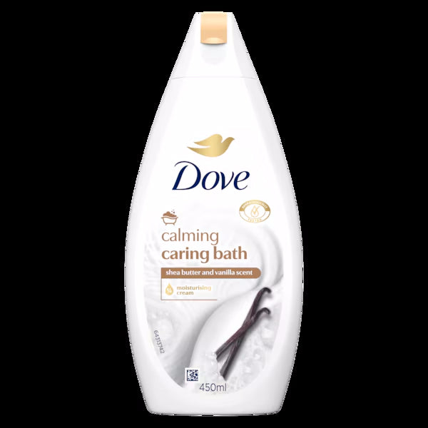 DOVE CALMING CARING BATH - SHEA BUTTER AND VANILLA