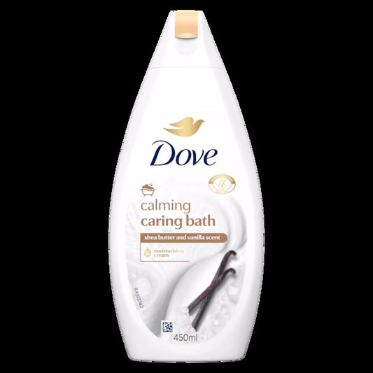 DOVE CALMING CARING BATH - SHEA BUTTER AND VANILLA