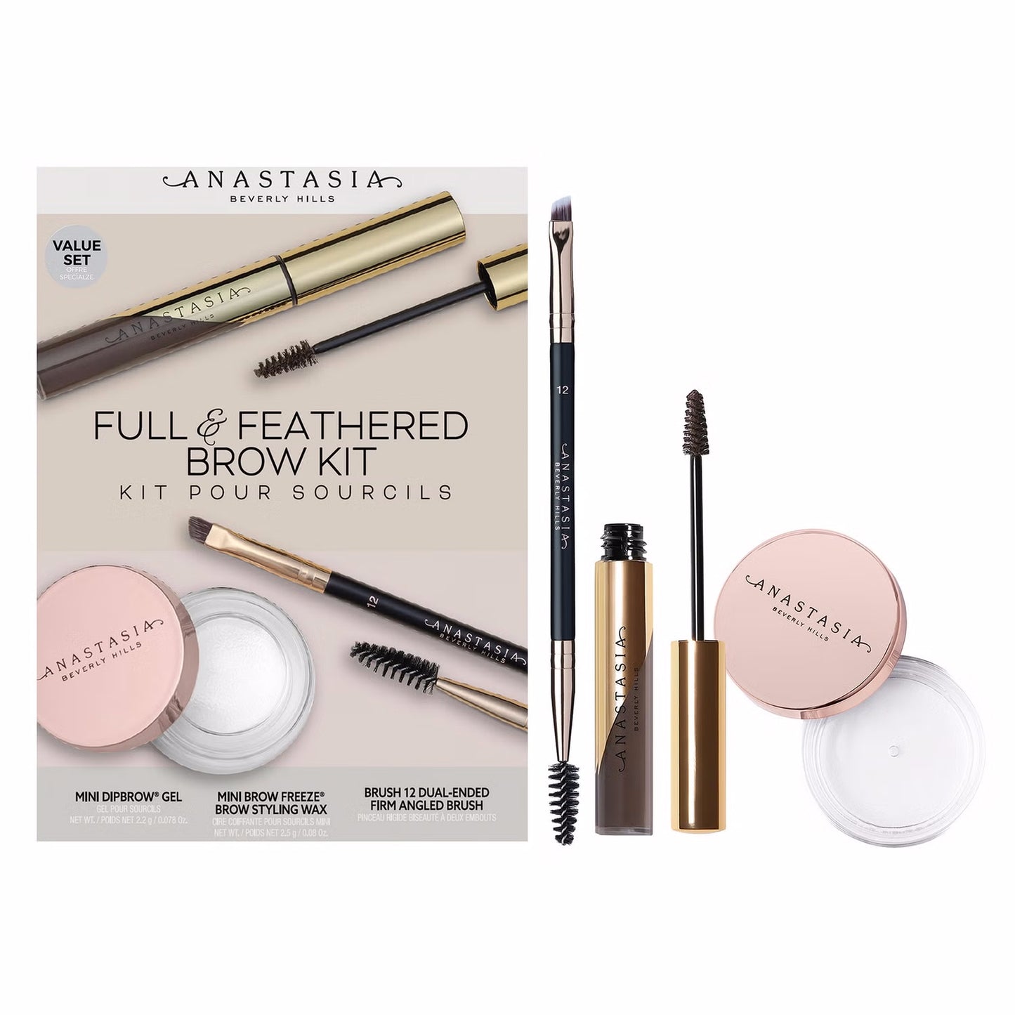 ANASTASIA BEVERLY HILLS - FULL & FEATHERED BROW KIT