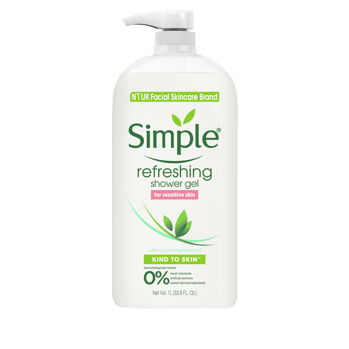 SIMPLE REFRESHING SHOWER GEL - SENSITIVE SKIN