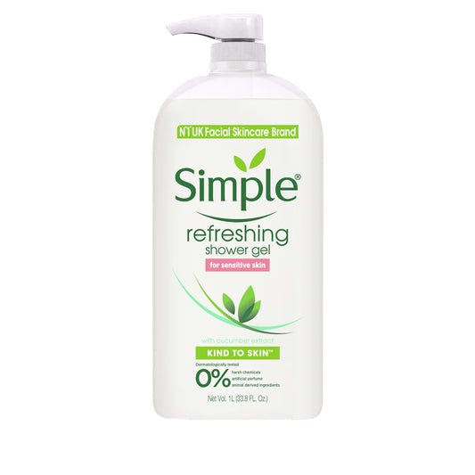 SIMPLE REFRESHING SHOWER GEL - SENSITIVE SKIN