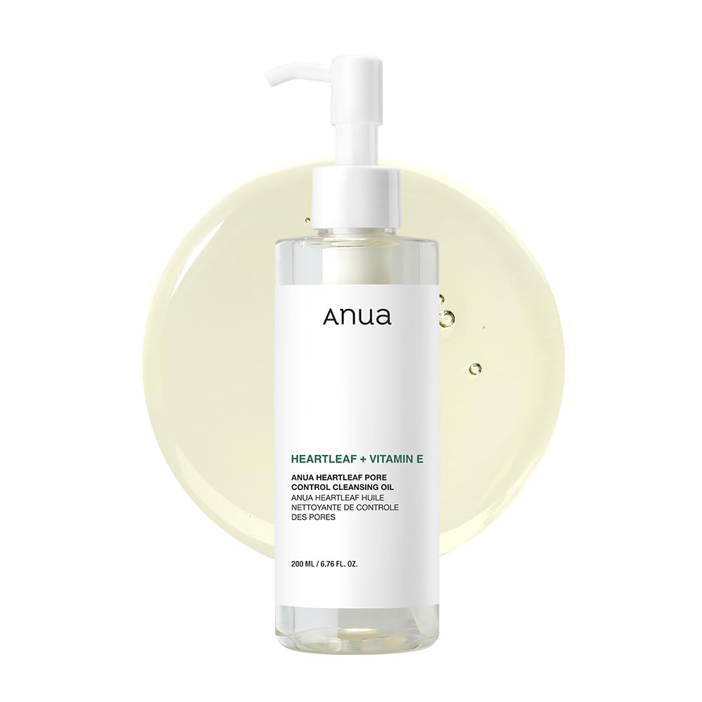 ANUA HEARTLEAF + VITAMIN E PORE CONTROL CLEANSING OIL