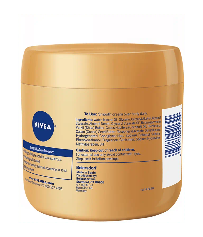 NIVEA COCOA BUTTER BODY CREAM WITH VITAMIN E