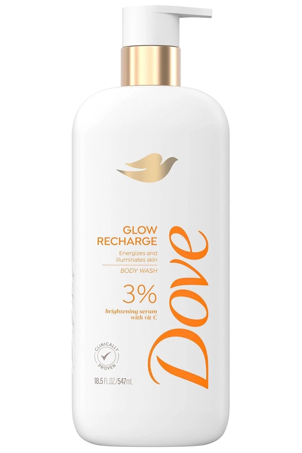 DOVE - GLOW RECHARGE 3% BODY WASH