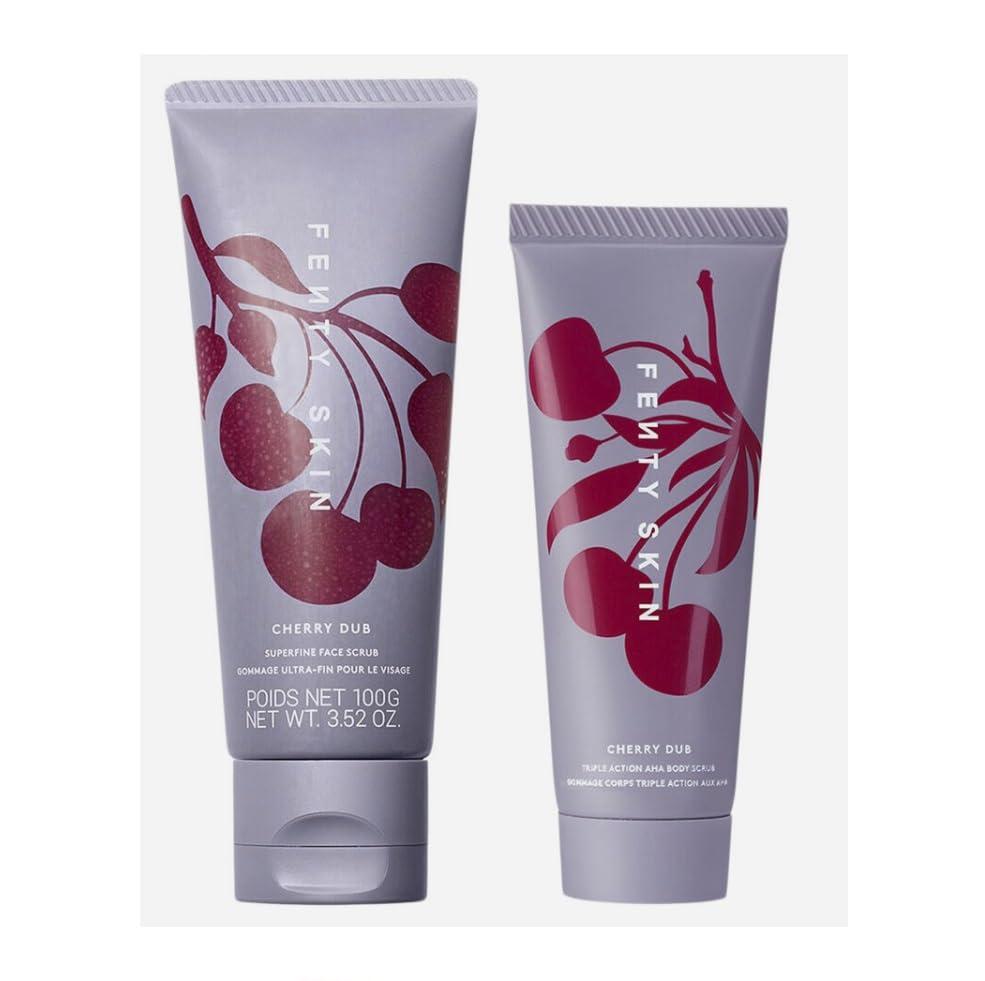 FENTY SKIN CHEERY DUB  RETEXTURIZING FACE + MINI BODY SCRUB DUO