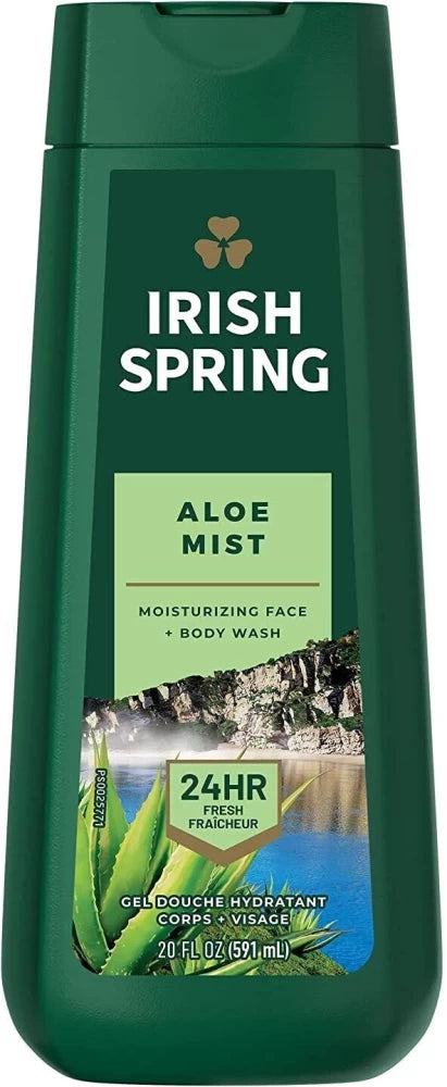 IRISH SPRING MOISTURIZING FACE + BODY WASH