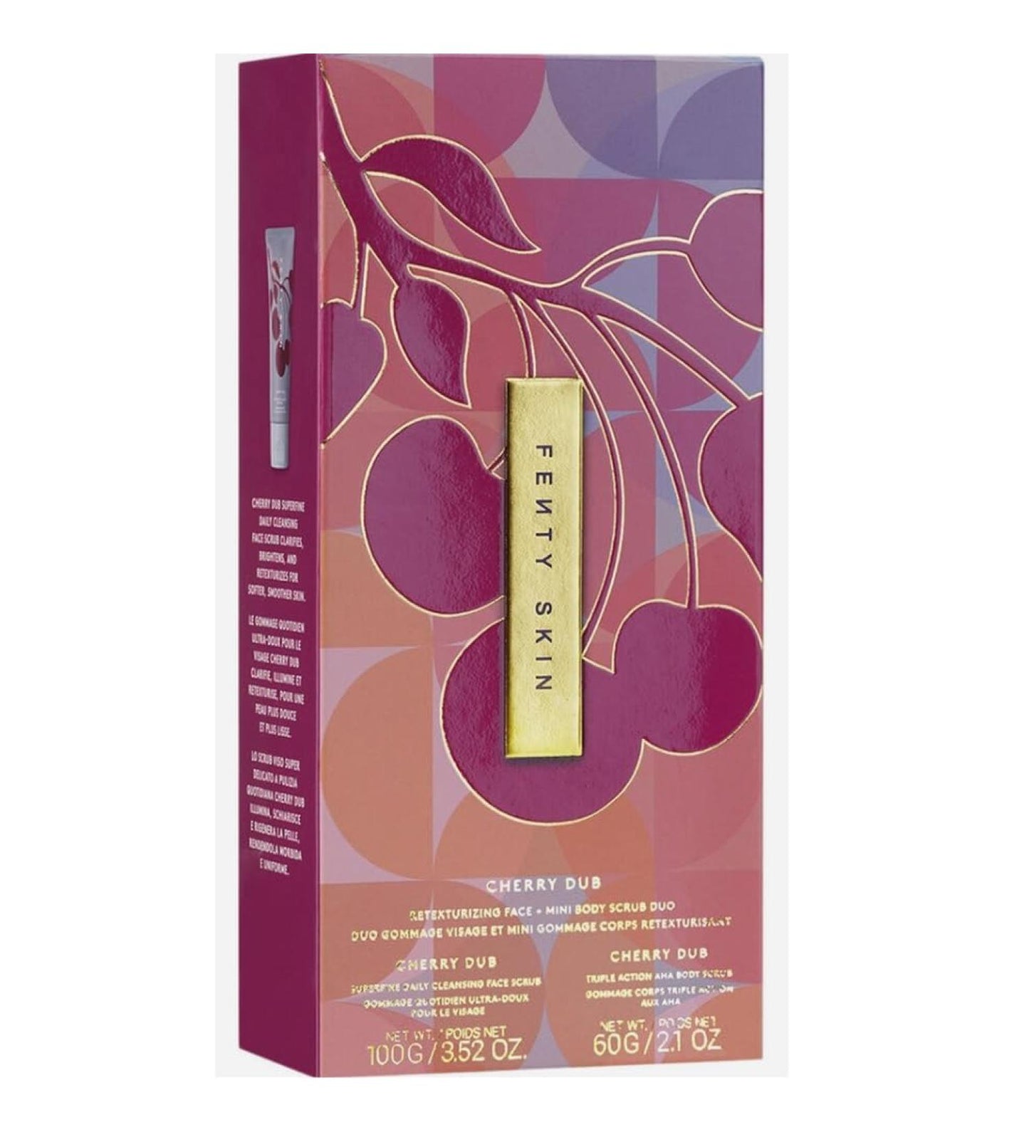 FENTY SKIN CHEERY DUB  RETEXTURIZING FACE + MINI BODY SCRUB DUO