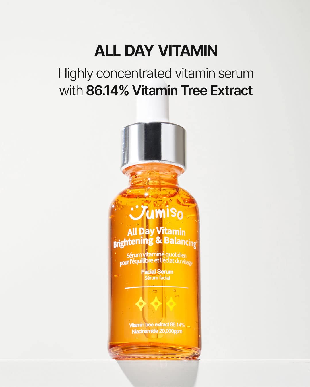 JUMISO ALL DAY VITAMIN BRIGHTENING & BALANCING FACIAL SERUM