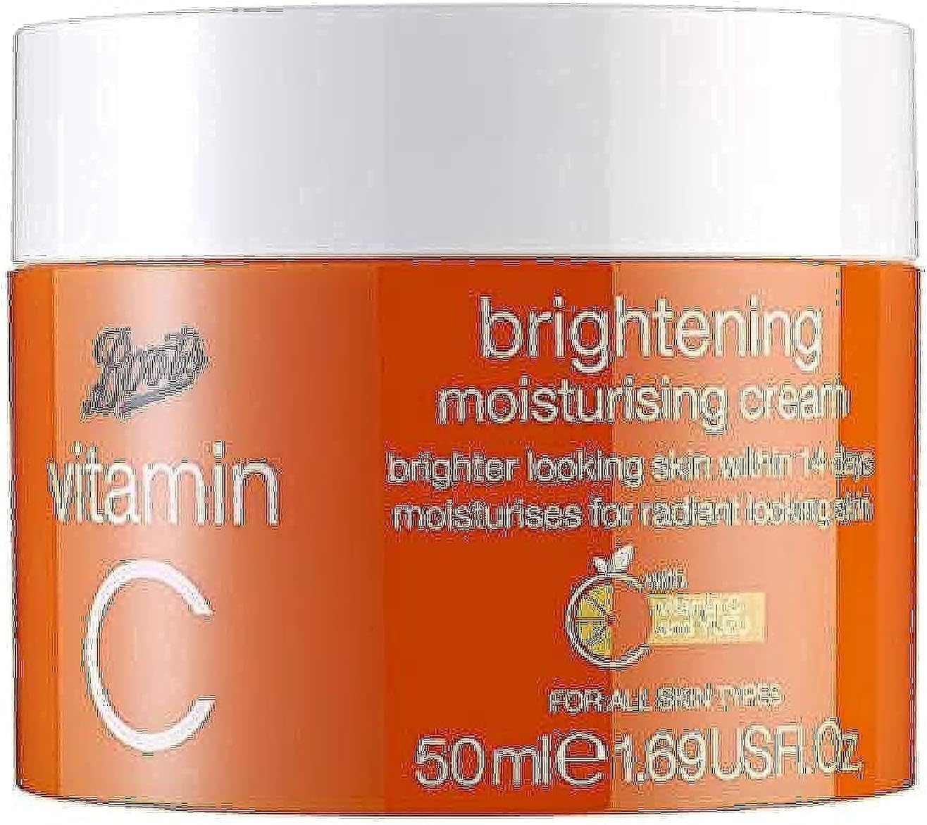 BOOTS BRIGHTENING MOISTURIZING CREAM