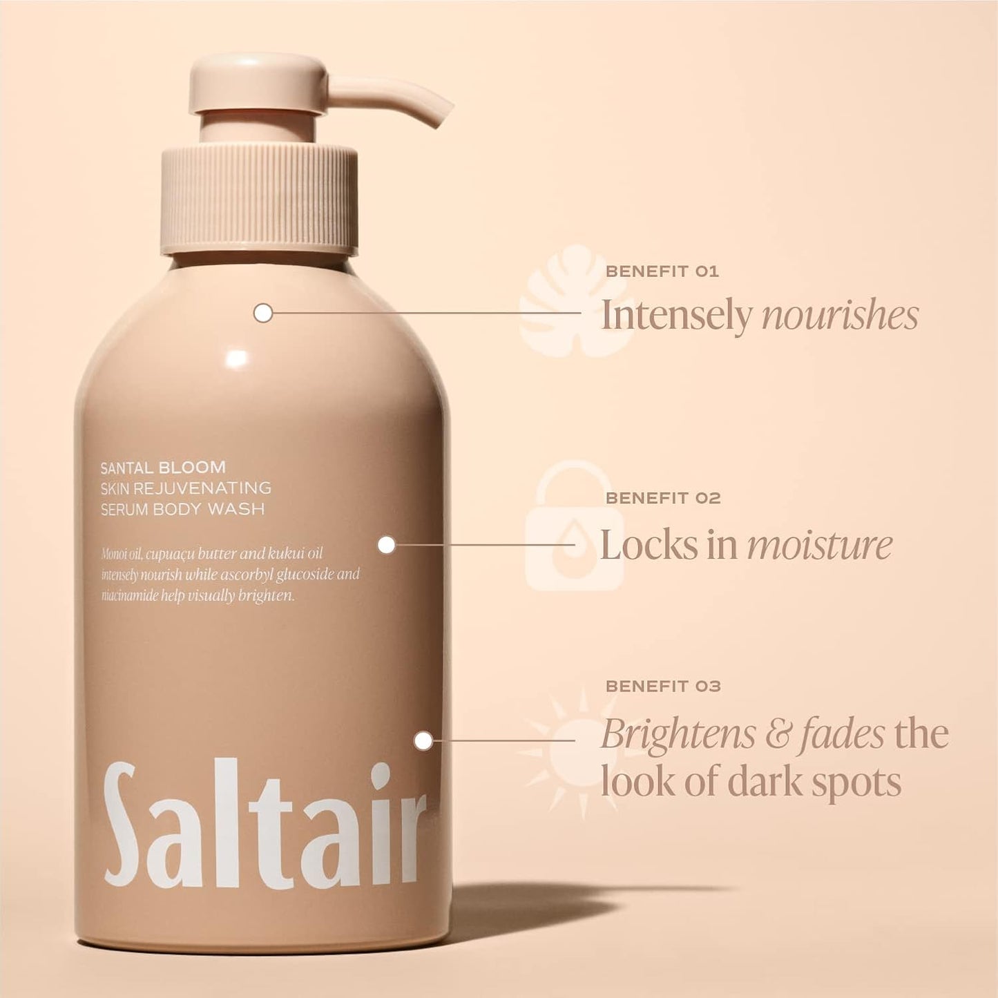 SALTAIR SANTAL BLOOM SKIN REJUVENATING BODY WASH