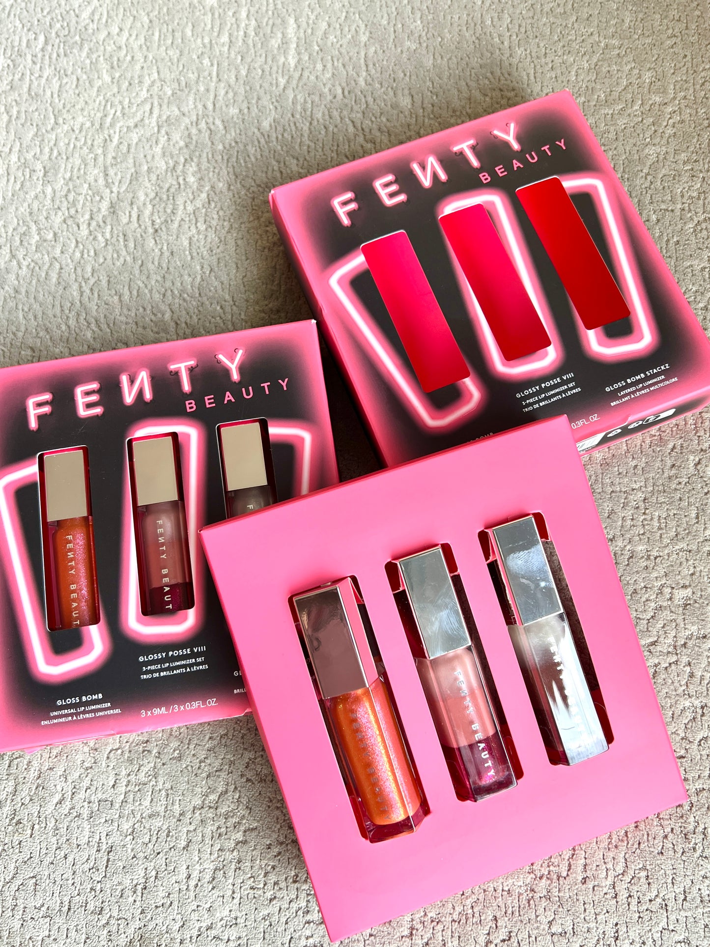 FENTY GLOSSY POSSE VIII 3-PIECE LIP LUMINIZER SET