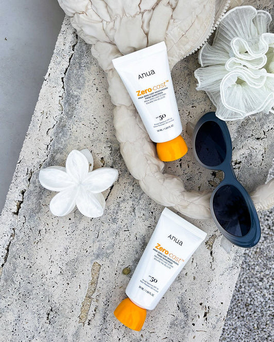 Anua Zero Cast moisturizing finish suncreen SPF 50+