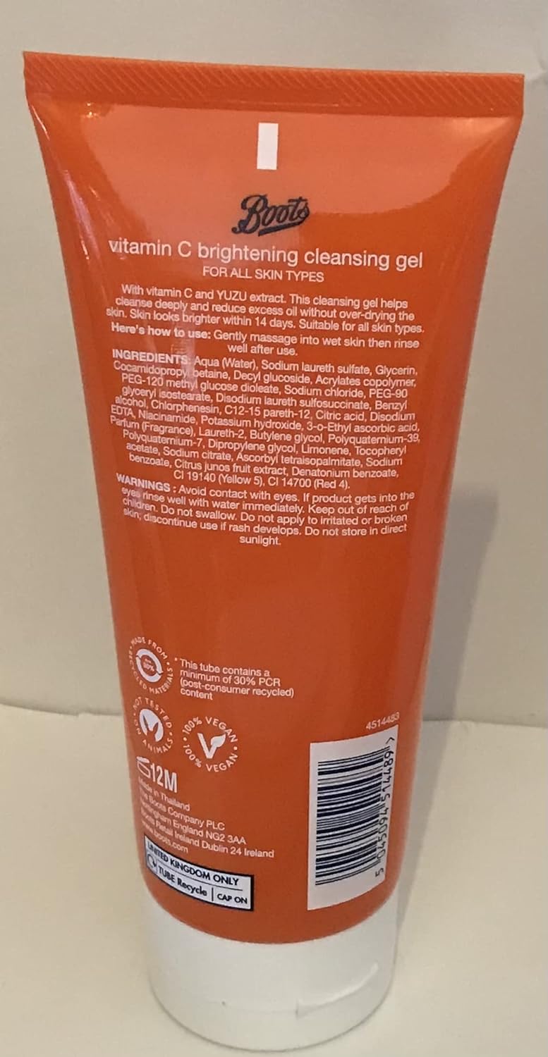 BOOTS VITAMIN C CLEANSING GEL