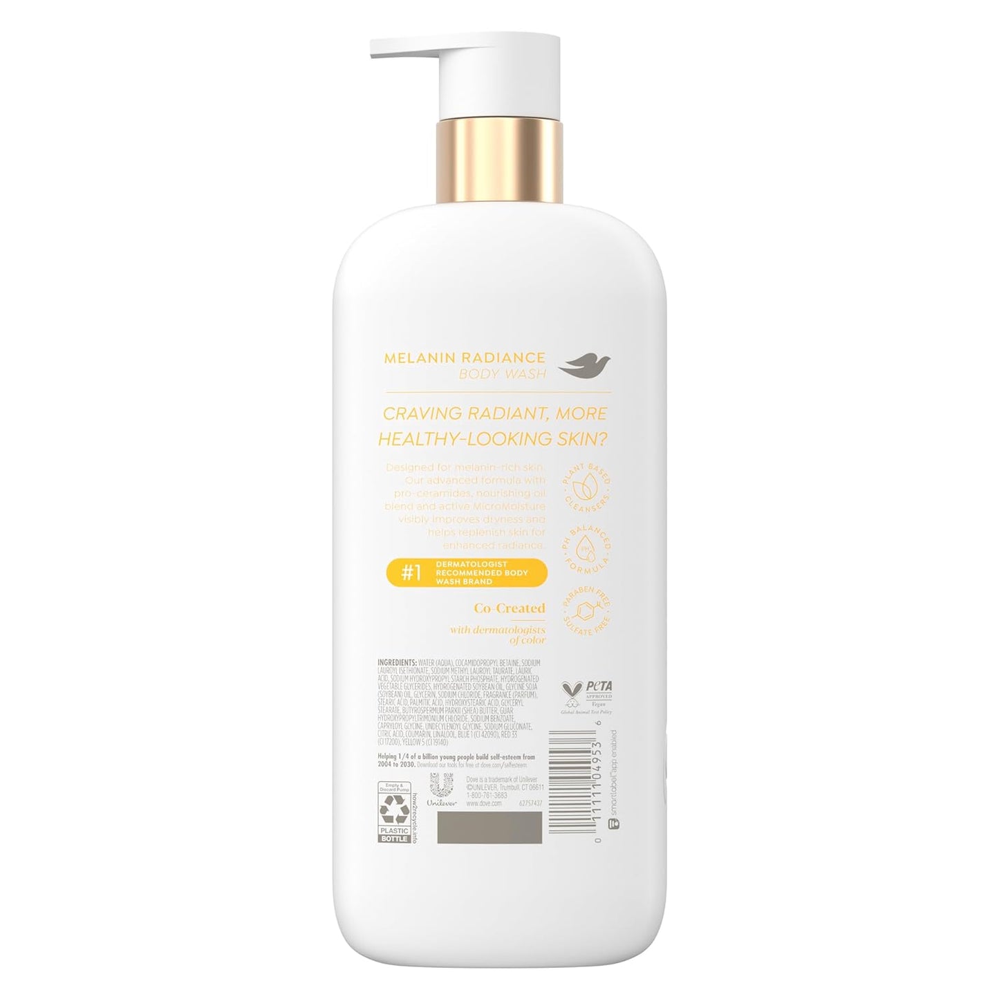 DOVE MELANIN RADIANCE BODY WASH