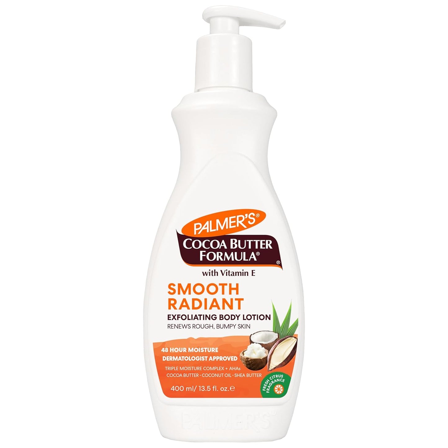 PALMER'S COCOA BUTTER FORMULA - VITAMIN E SMOOTH RADIANT EXFOLIATING BODY LOTION