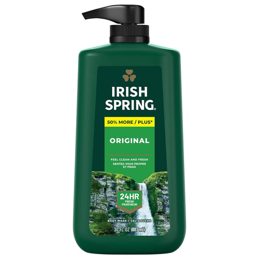 IRISH SPRING MOISTURIZING FACE + BODY WASH