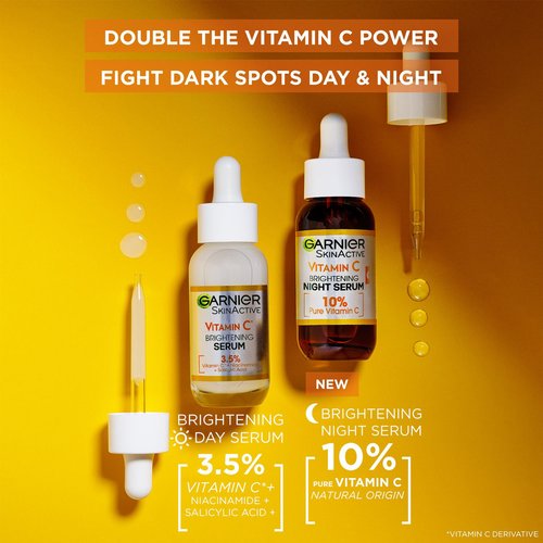 GARNIER SKINACTIVE - VITAMIN C BRIGHTENING NIGHT SERUM