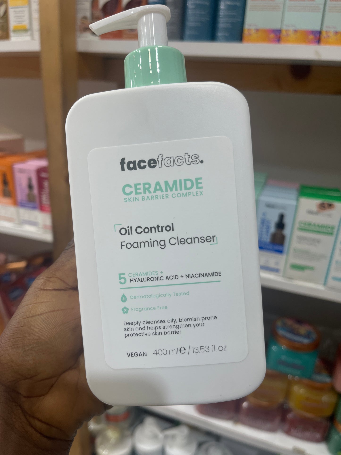 Facefact oil control foaming cleanser
