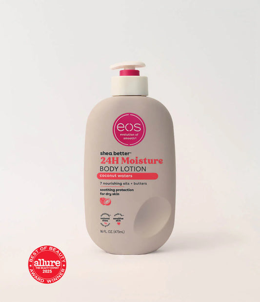 EOS SHEA BUTTER - COCONUT WATERS RASPBERRY LOTION