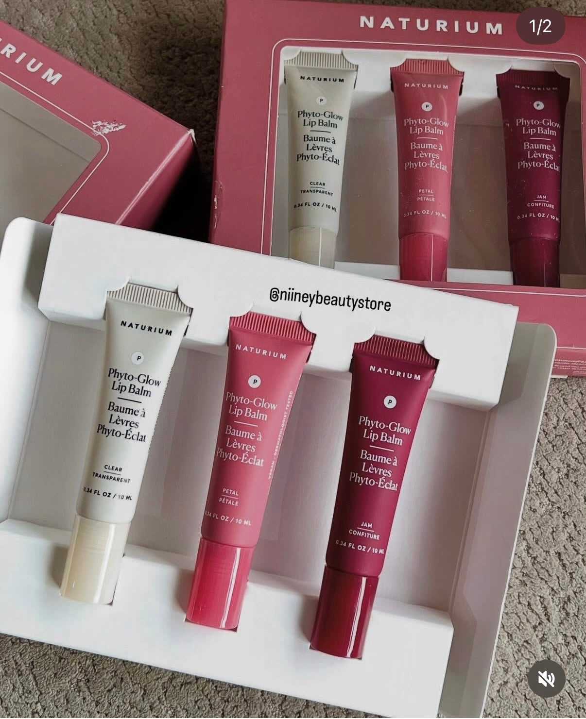 Naturium lip balm set