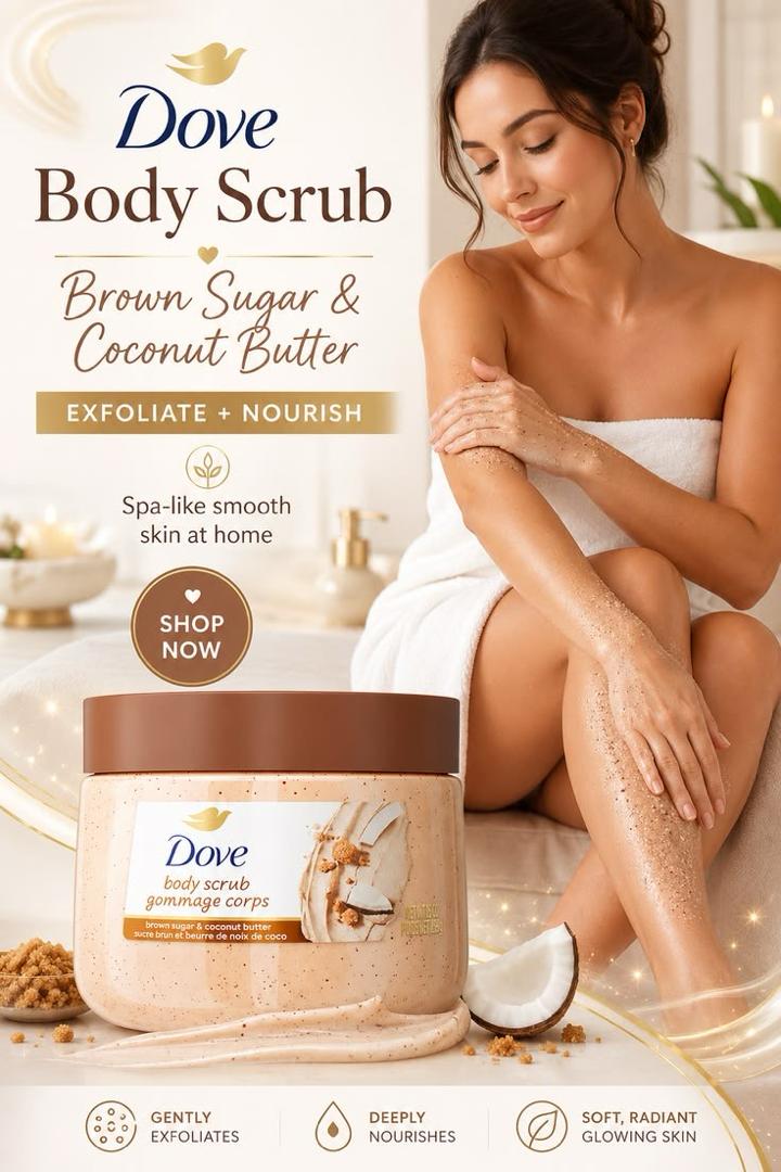 DOVE BODY SCRUB gommage corps