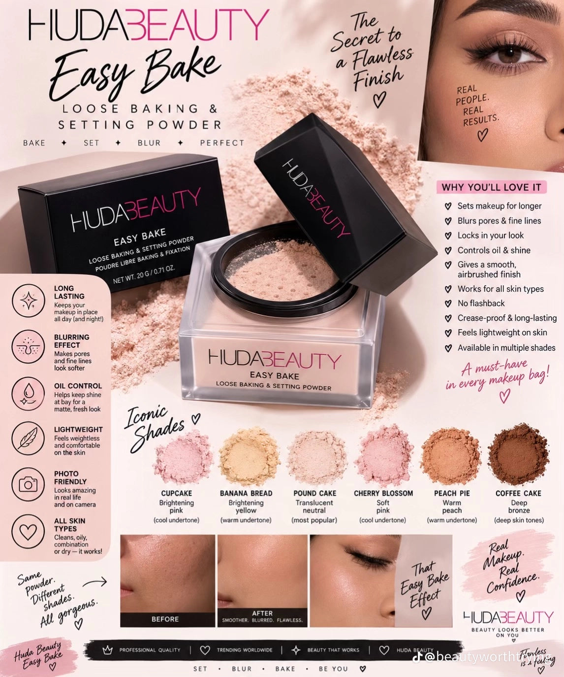 HUDA BEAUTY SETTING POWDER