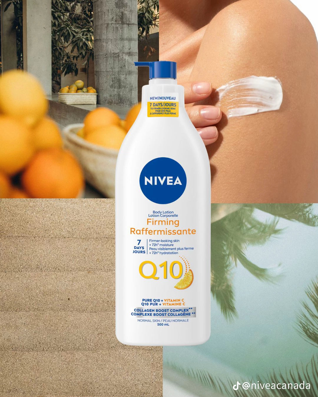 Nivea skin firming Q10 + vitamin c lotion