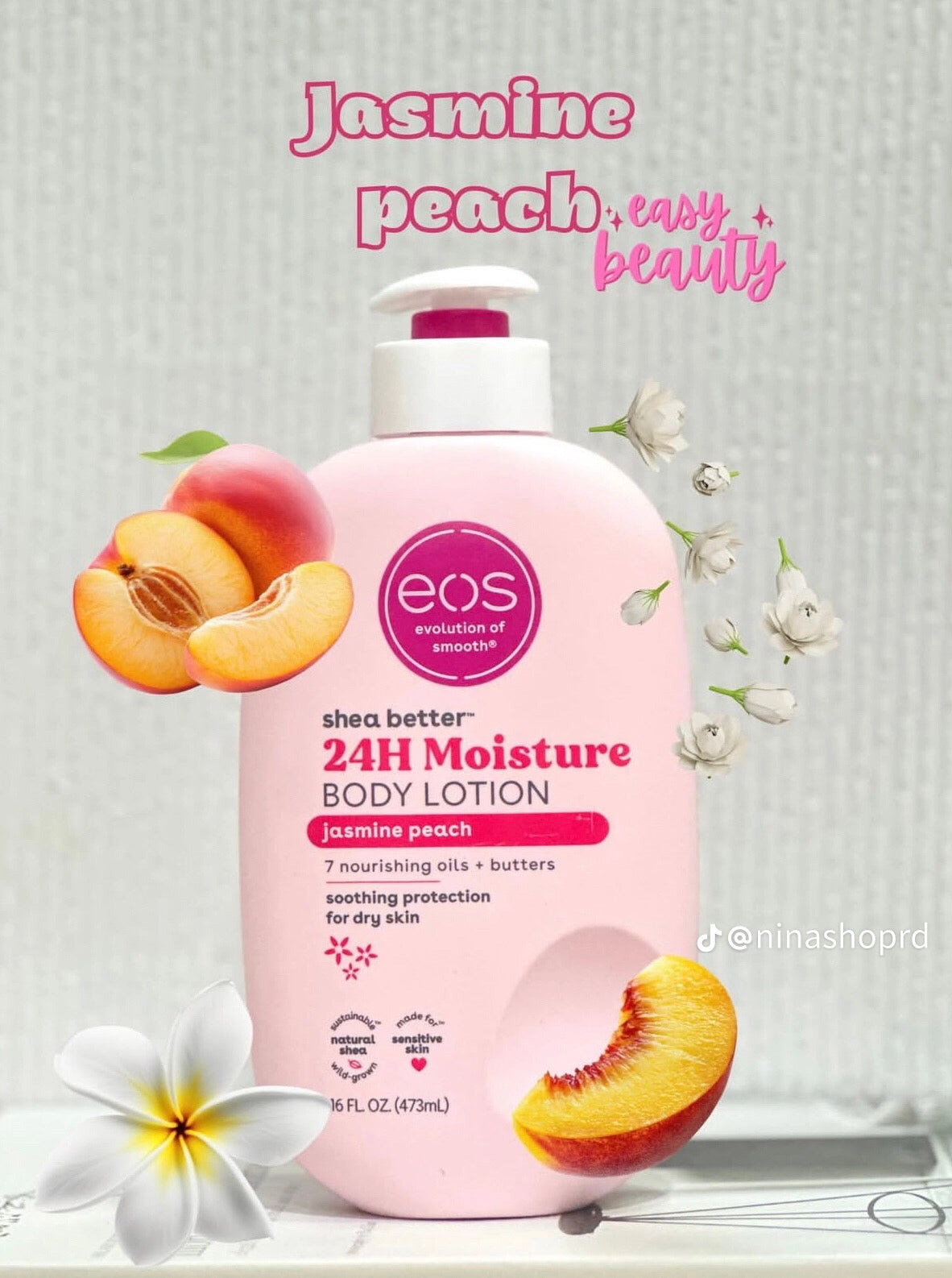 EOS jasmine peach lotion
