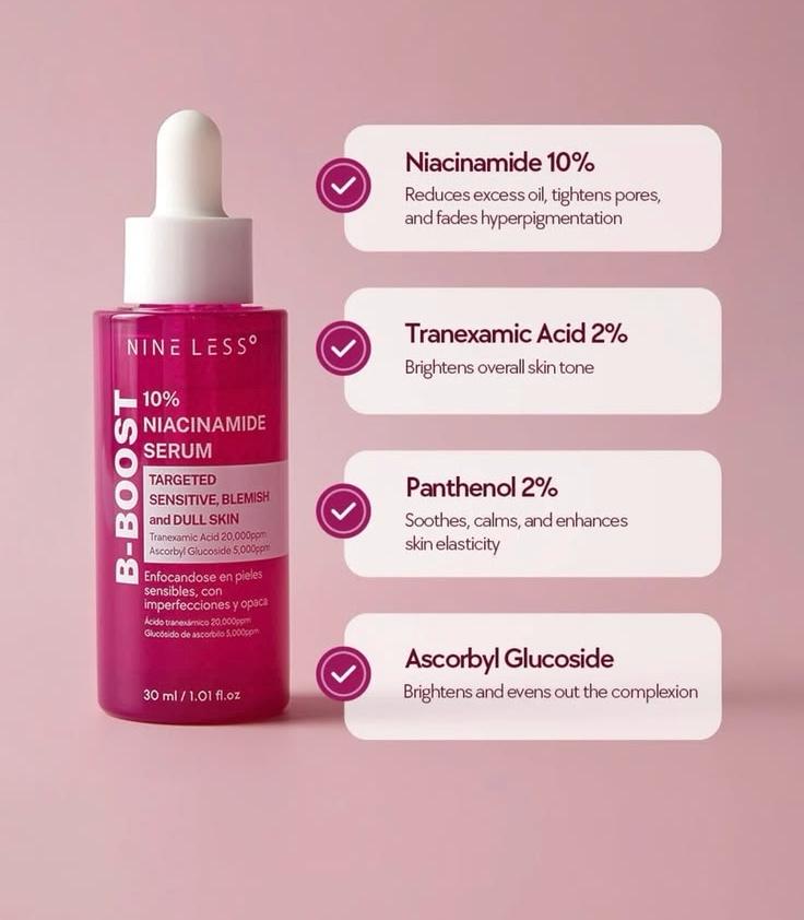 Nineless-B Boost 10% niacinamide serum