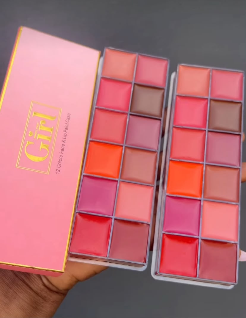 Who’s that girl face and lip paint case