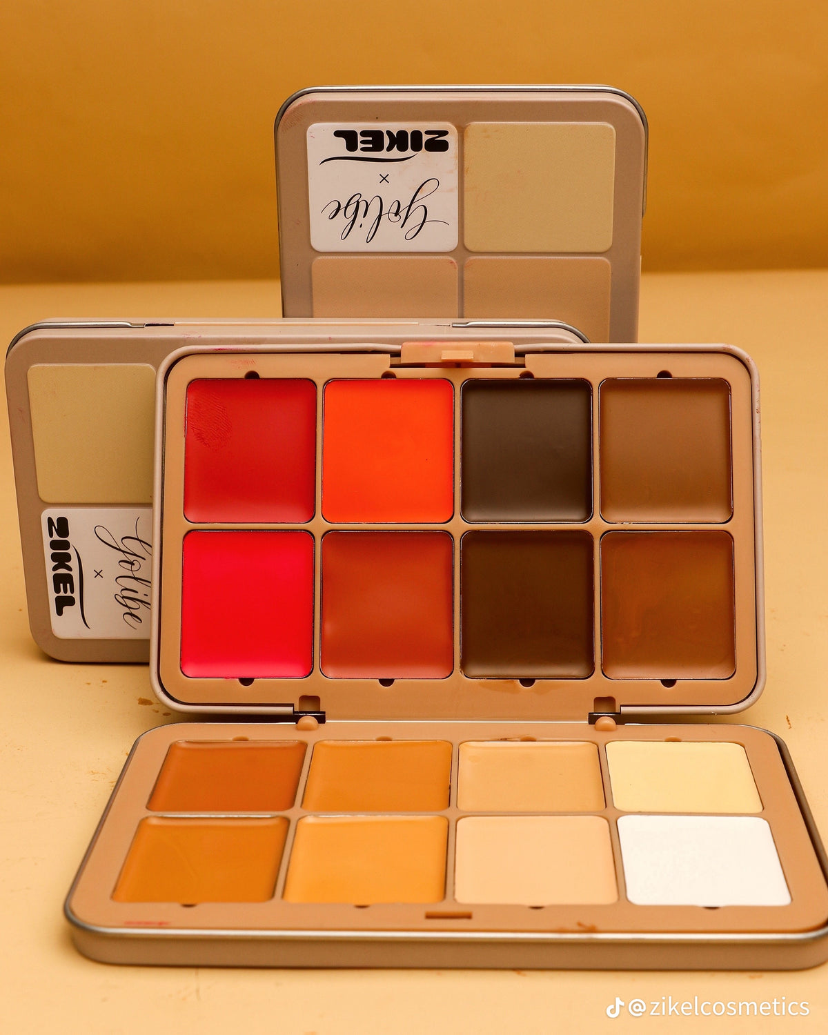 Zikel golibe cream concealer and blush palette