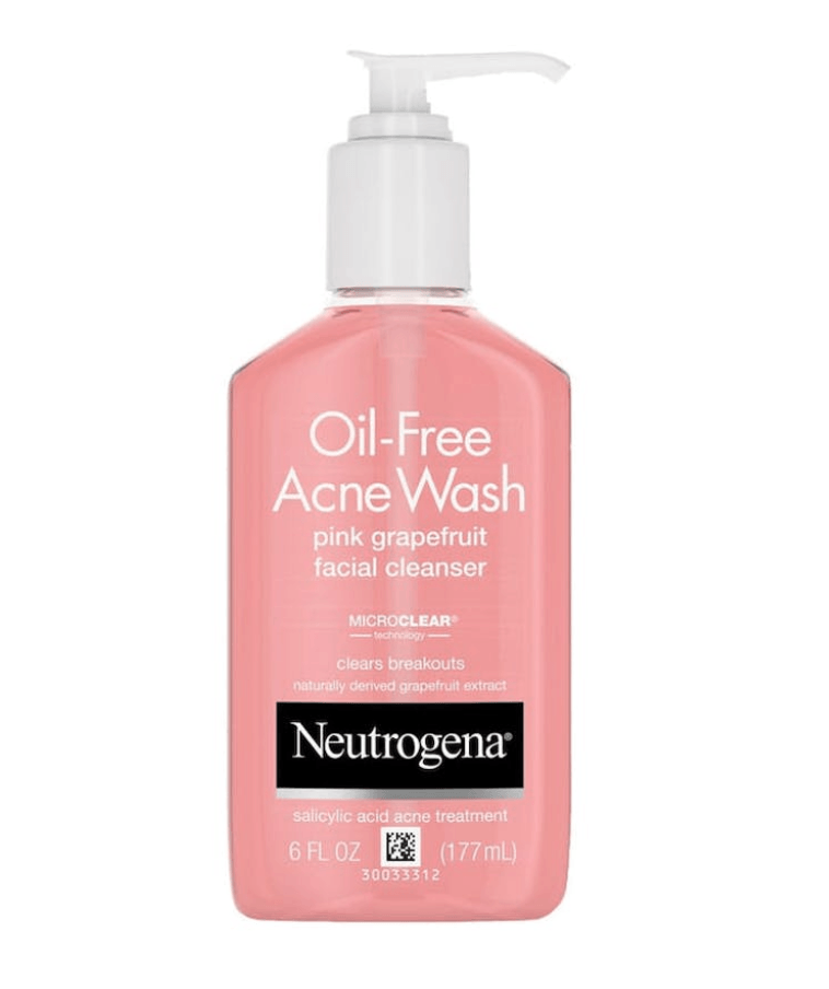 NEUTROGENA OIL-FREE ACNE WASH PINK GRAPEFRUIT FACIAL CLEANSER