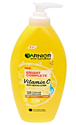 GARNIER SKIN NATURALS BRIGHT COMPLETE VITAMIN C BODY SERUM LOTION