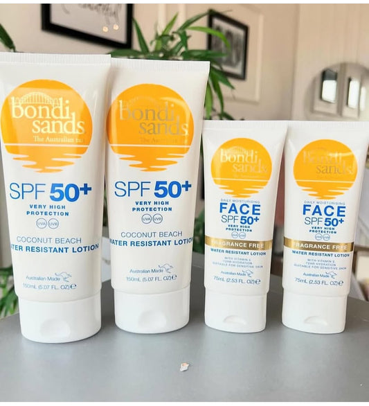 BONDI SANDS SPF 50+ COCONUT BLEACH  SUNSCREEN LOTION