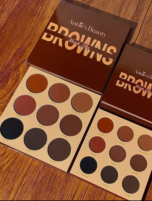 ANNIE'S BEAUTY MEET THE BROWNS EYE SHADOW PALETTE