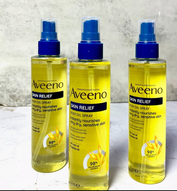 AVEENO DAILY MOISTURIZING DRY BODY OIL WITH OAT AND JOJOBA OIL