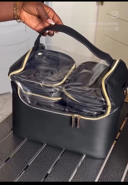 BRUSH BAG WITH POUCHES