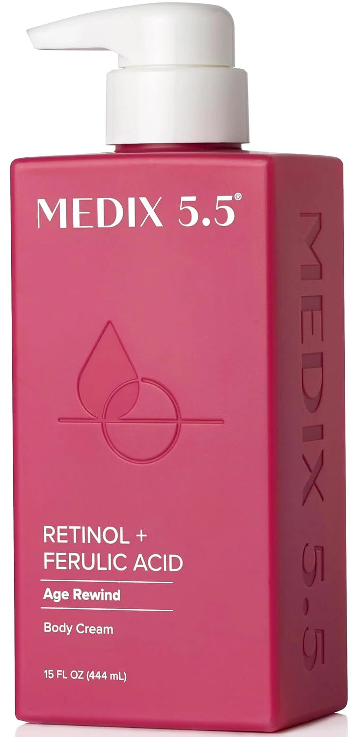 MEDIX 5.5  RETINOL + FERULIC ACID AGE REWIND BODY TREATMENT CREAM