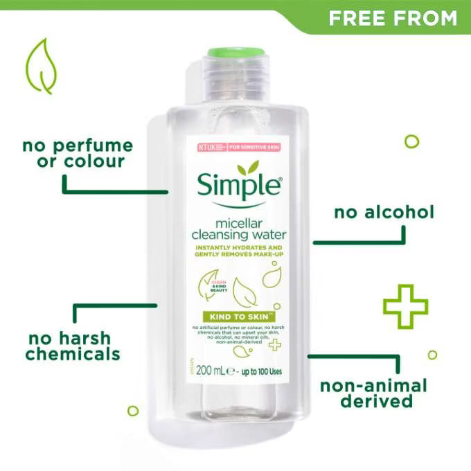 SIMPLE MICELLAR CLEANSING WATER