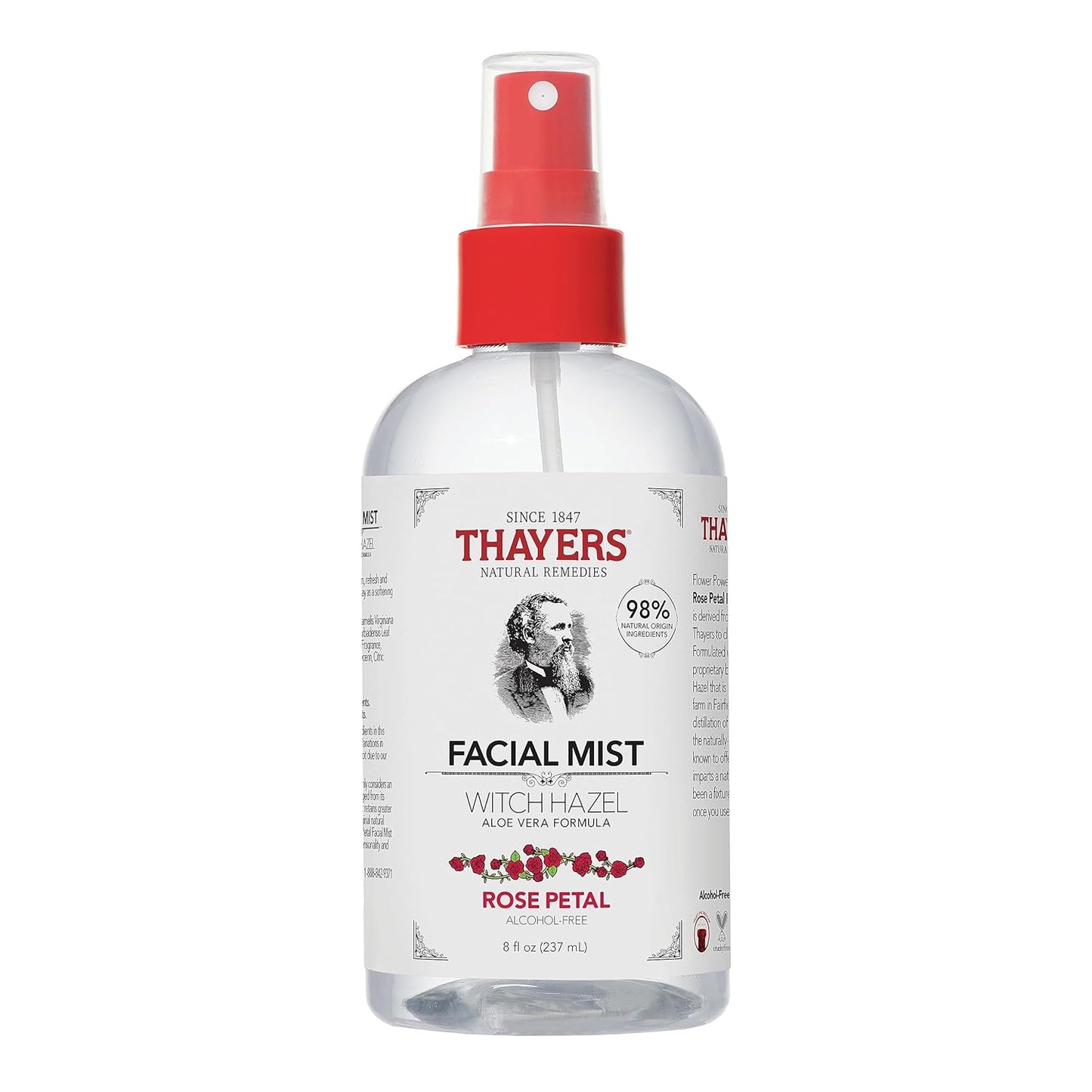 THAYERS FREE WITCH HAZEL FACIAL MIST TONER