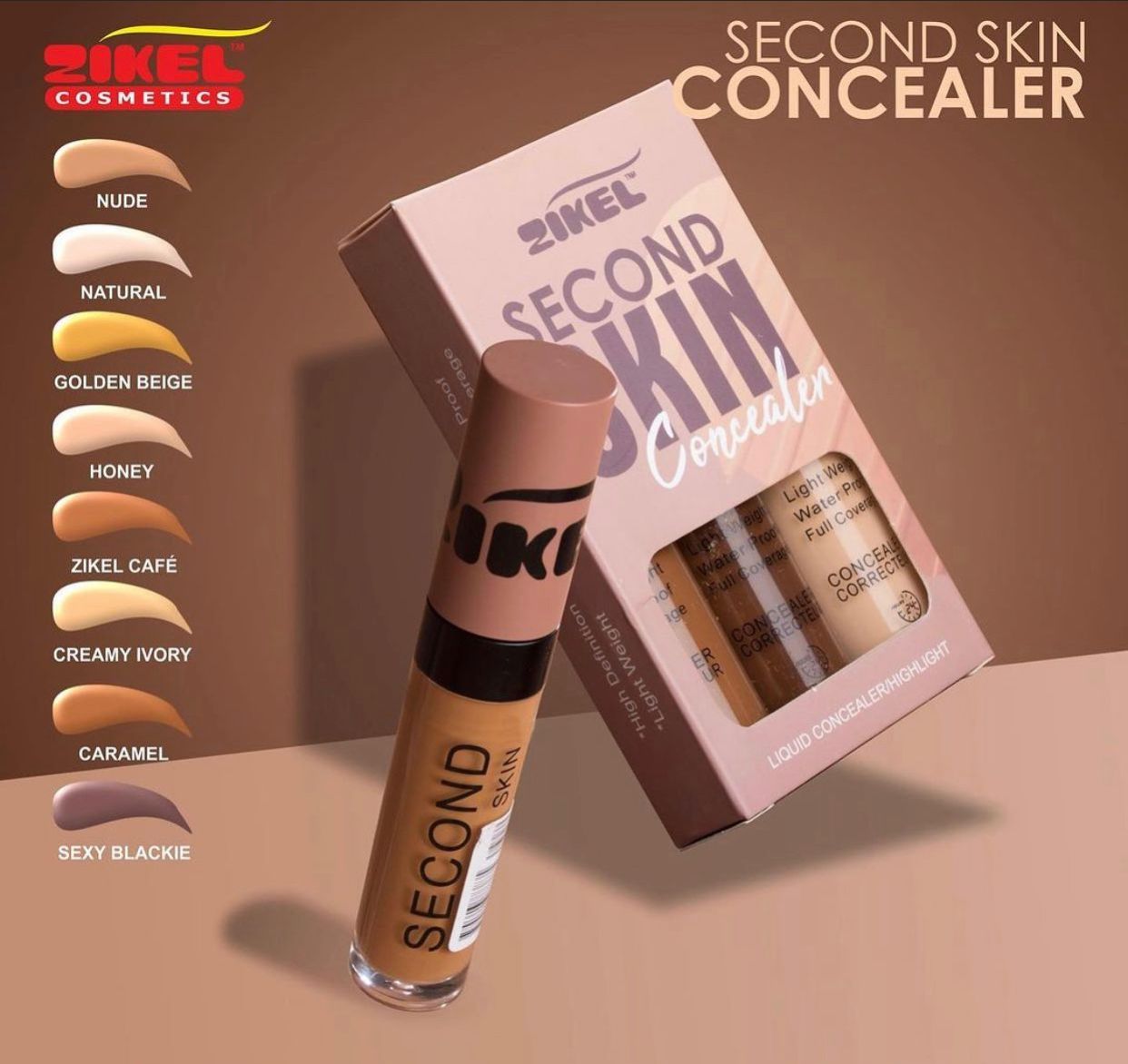 ZIKEL CONCEALER - HONEY